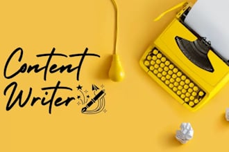 do creative and imapctfull content writting  to make your content informative