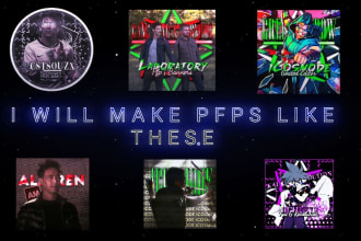 make pfps ,banners ,watermarks