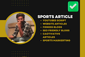 write captivating sports blog posts for your website