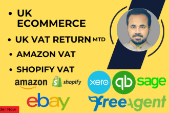 file amazon shopify ebay ecommerce UK vat return to hmrc