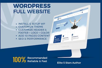 build your professional website with wordpress and redesign