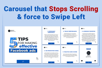design linkedin and instagram carousel ads