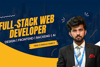 be full stack web ai saas developer with cloud support