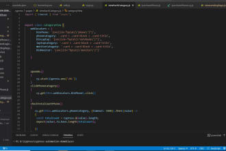 professional cypress or playwright or webdriverio automation for your websites