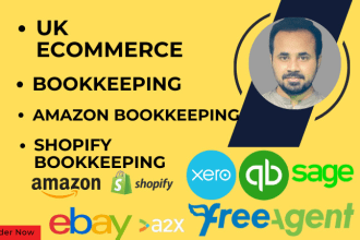 do UK ecommerce amazon shopify ebay bookkeeping