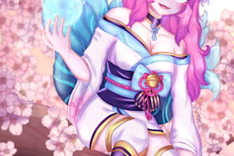draw anime, furry, chibi style illustrations nsfw and sfw