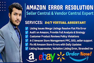 fix amazon listing errors, amazon variation suppressed listing, policy violation