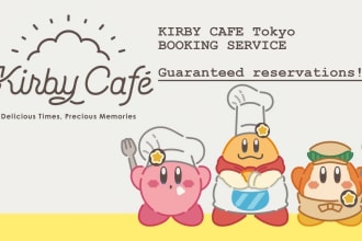book a kirby cafe reservation for you