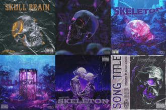 design creative music album cover or single cover art or music artwork