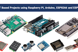 do iot based projects using raspberry pi, arduino, and esp8266