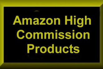 give You 300 Amazon High Ticket Huge Commission Items