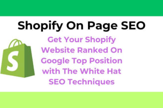 do shopify seo services for google top ranking in ecommerce website