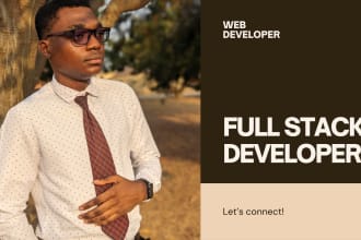 develop full stack websites