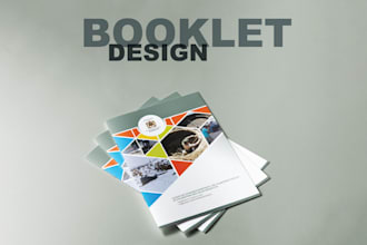 design booklet, user manual and instruction manual for your company
