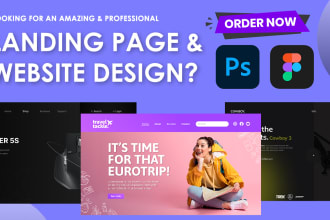 design figma landing page, figma website design