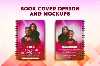 do book cover design, ebook cover, with 3d book mockup