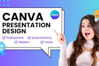 design a canva and google slide presentation withing 24 hours