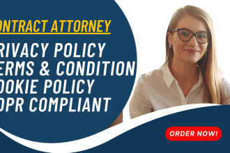 craft strong website privacy policies and other legal documents as your lawyer