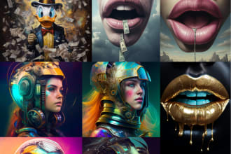 create custom and unique art work