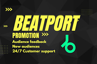 do your beatport music promotion to real people with organic results
