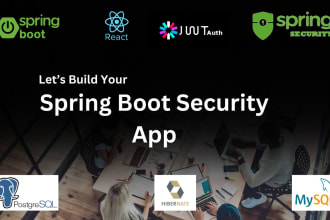 develop web apps using spring boot security jwt and react