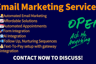 email and sms marketing automation