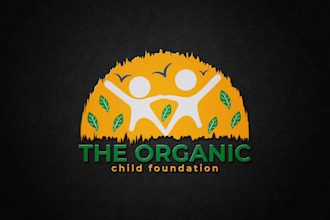 create modern nonprofit, healthcare, charity, welfare, foundation logo