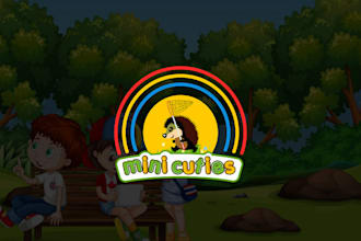 give best quality logo about children daycare childcare baby shop and kids