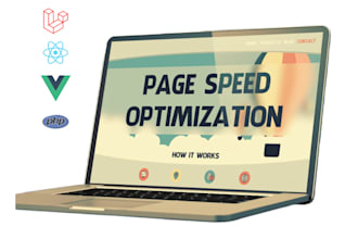 optimize your PHP laravel react vue web app