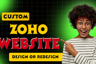 build a responsive zoho sites and zoho commerce for online store