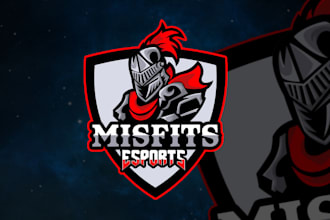 design your sport, esport, gaming team logo