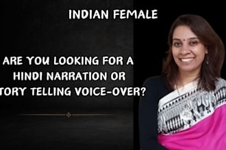 record voiceovers for hindi narration and story telling