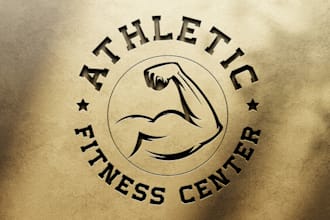 give best quality logo about gym fitness sports health wellness spa and warrior