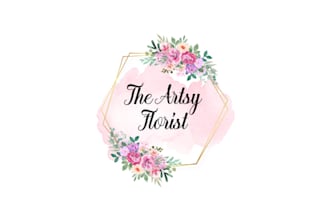 provide trendy spa, floral, feminine beauty hand drawn logo