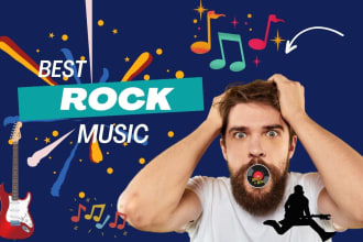 do viral organic rock metal music promotion with playlist