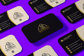 design luxurious corporate card, logo, and stationery