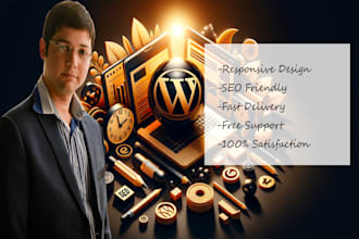 design a complete wordpress website with SEO