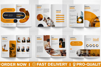 do the professional company profile, brochure, annual report