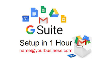 quickly setup g suite, google workspace, gsuite in 1 hour