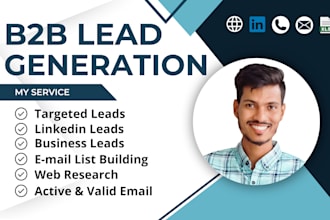 do b2b lead generation,targeted business leads,linkedin leads,email list