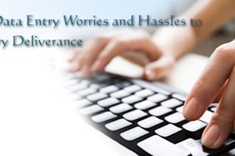 do data entry, copy paste, web search