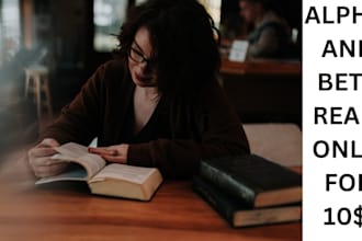 alpha or beta read your book more attentively