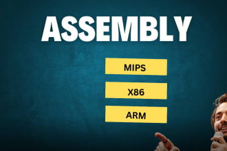 do masm nasm asm x86 8088 x88 8088 mips and arm assembly language project