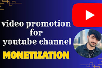 do video promotion for youtube channel monetization