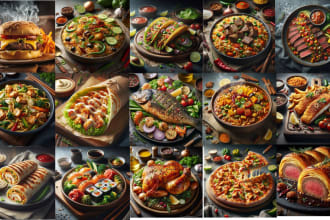 create realistic food images using midjourney ai
