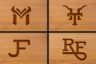 do cattle brand, custom, symbolic, western, letter logo