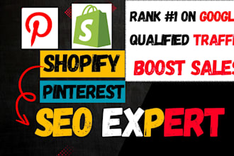 be your pinterest marketing manager and shopify seo expert,specialist