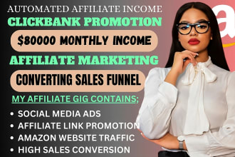 promote affiliate marketing, do sales funnel clickbank amazon website sales