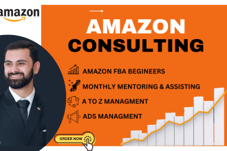 be your amazon fba consultant, mentor and coach to start selling and growing