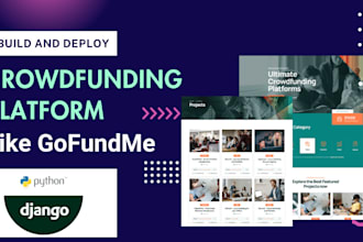 build crowdfunding web app like gofundme or kickstarter